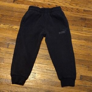 Puma Kids Black Joggers